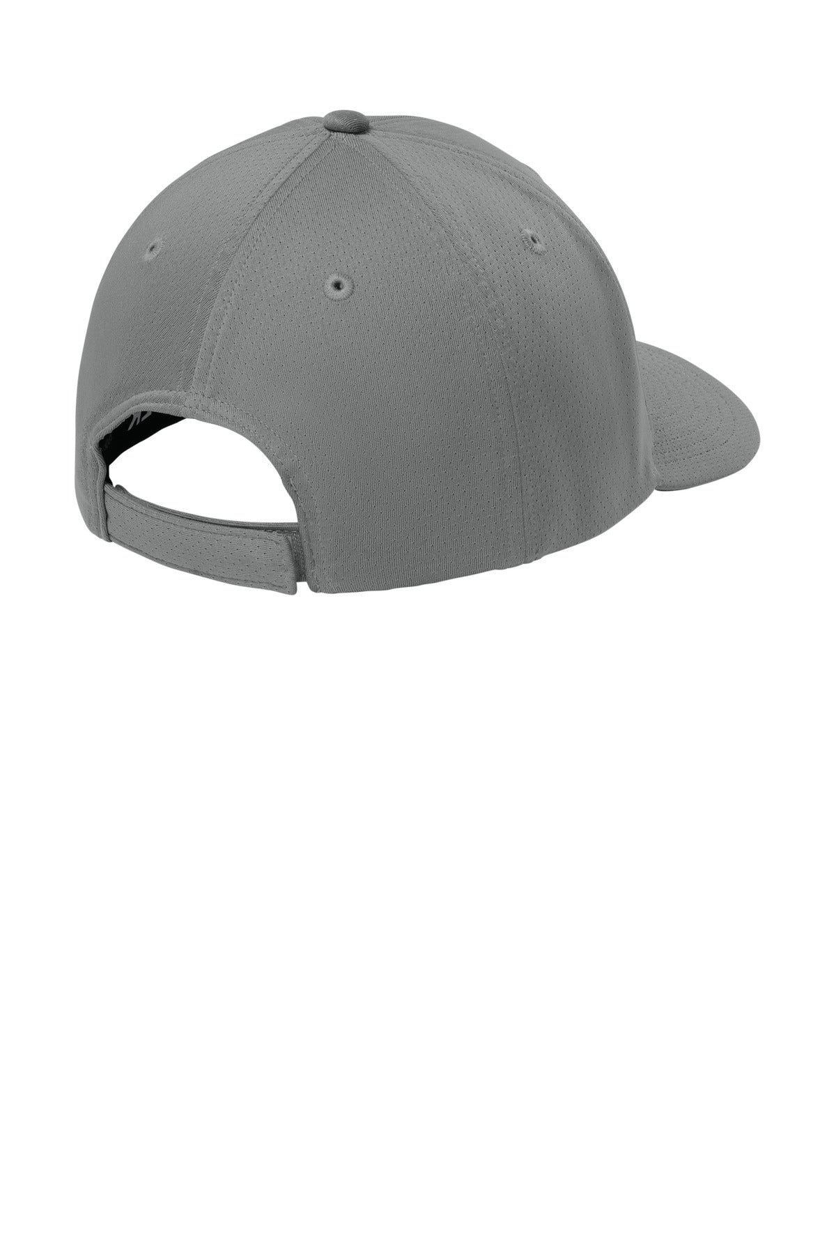 Sport-Tek Impact Mesh Stretch-Tek Adjustable Cap - Grey Concrete