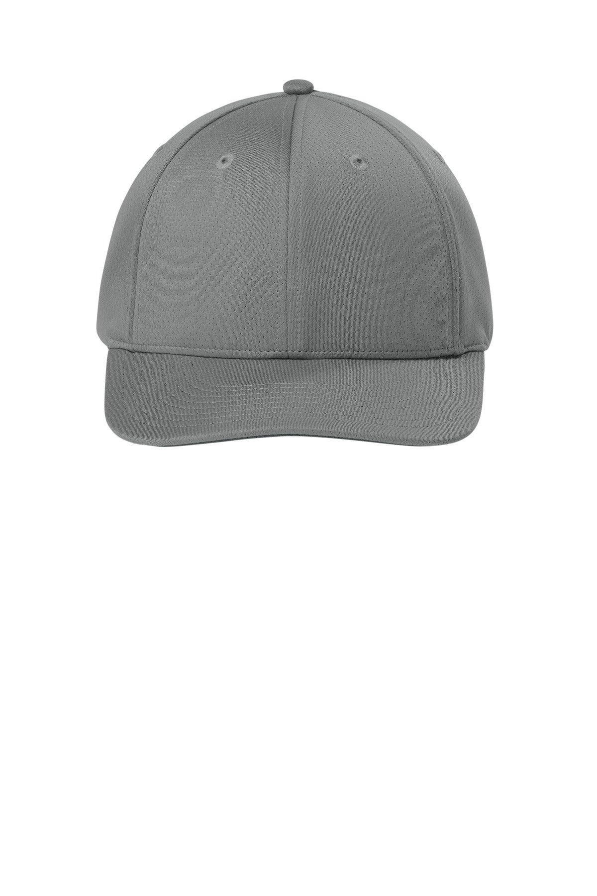 Sport-Tek Impact Mesh Stretch-Tek Adjustable Cap - Grey Concrete
