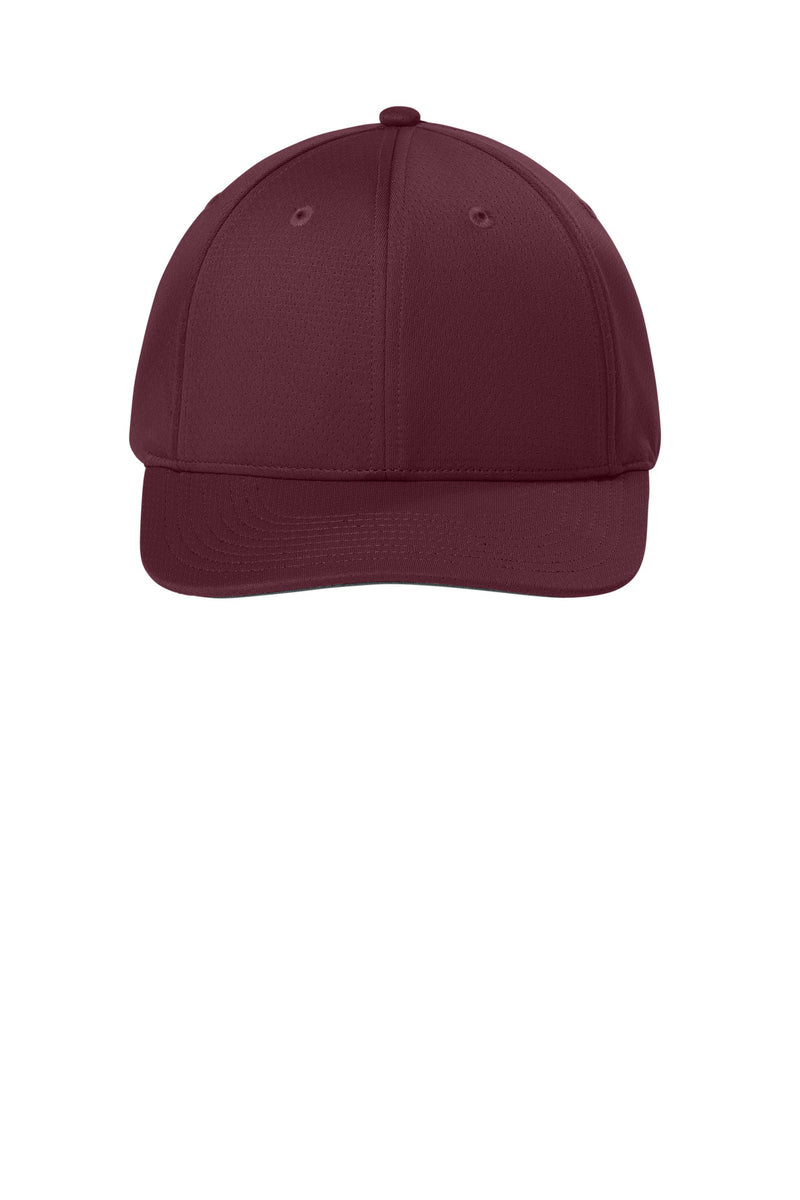 Sport-Tek Impact Mesh Stretch-Tek Adjustable Cap - Maroon