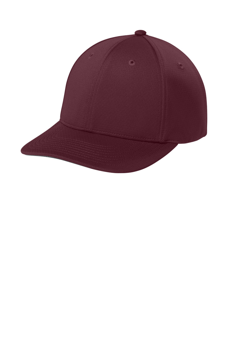 Sport-Tek Impact Mesh Stretch-Tek Adjustable Cap - Maroon