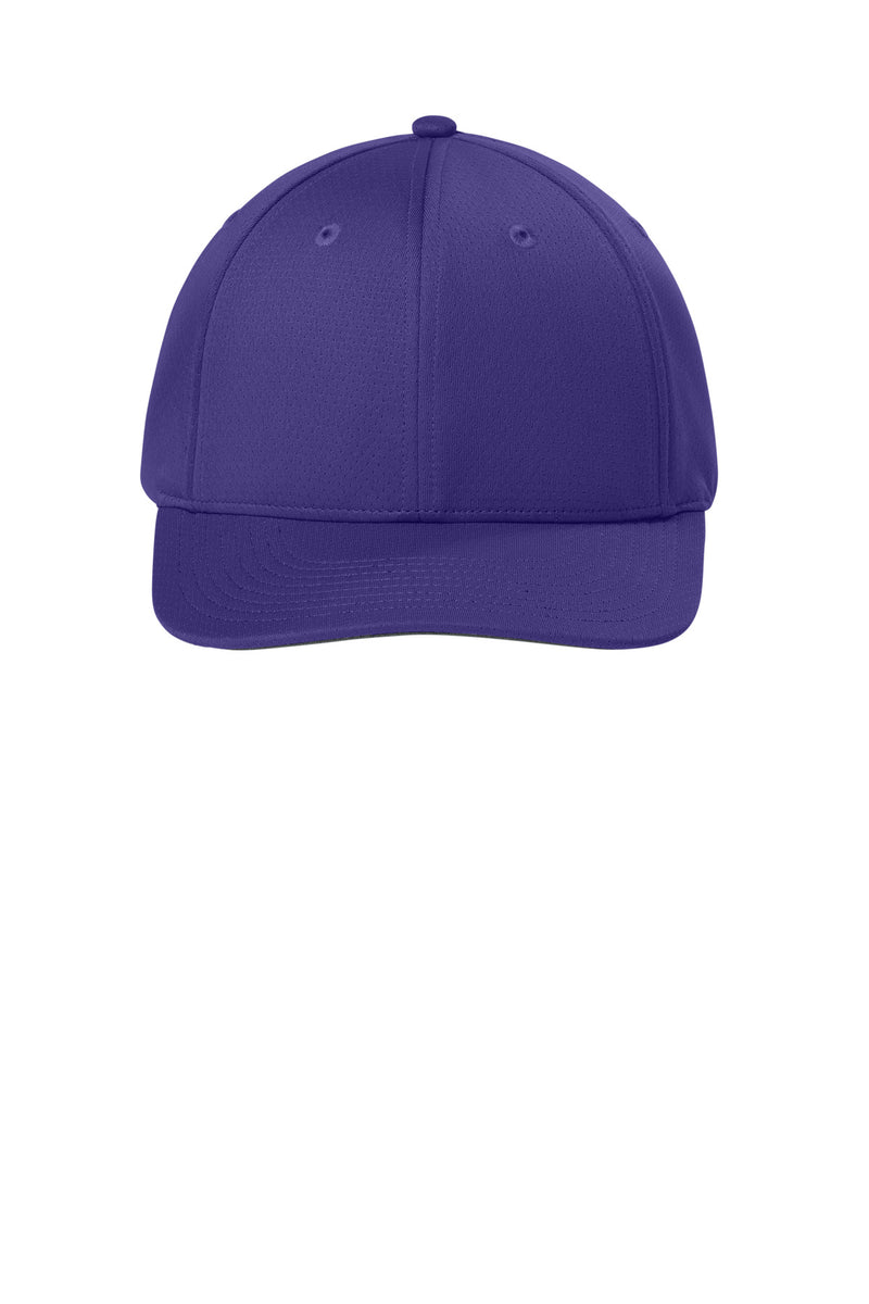 Sport-Tek Impact Mesh Stretch-Tek Adjustable Cap - Purple