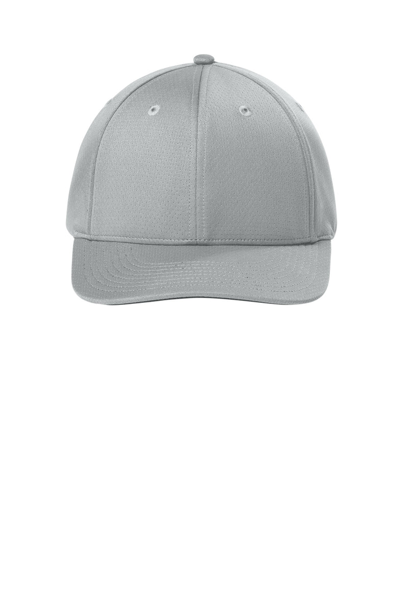 Sport-Tek Impact Mesh Stretch-Tek Adjustable Cap - Silver