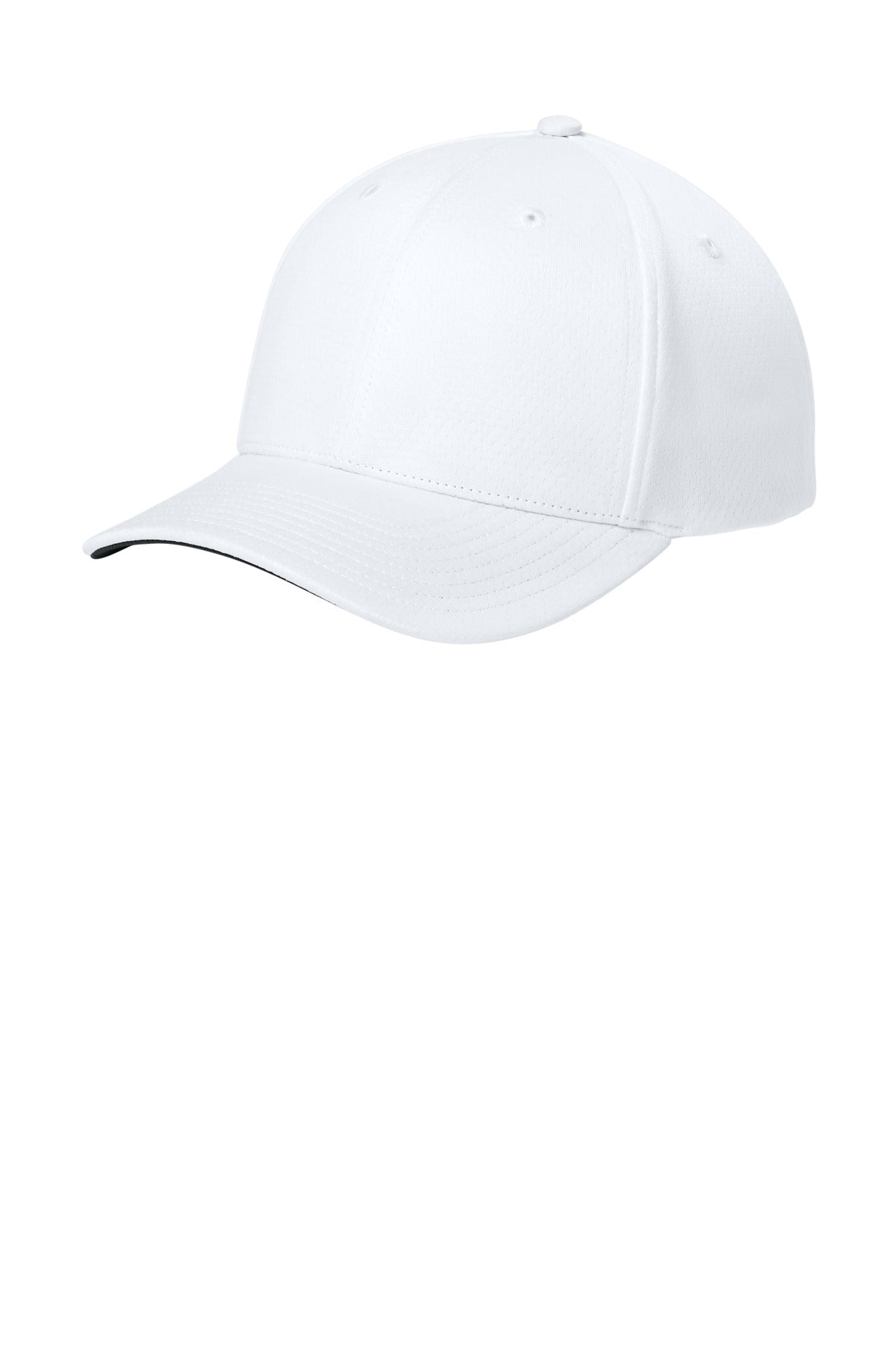 Sport-Tek Impact Mesh Stretch-Tek Adjustable Cap - White