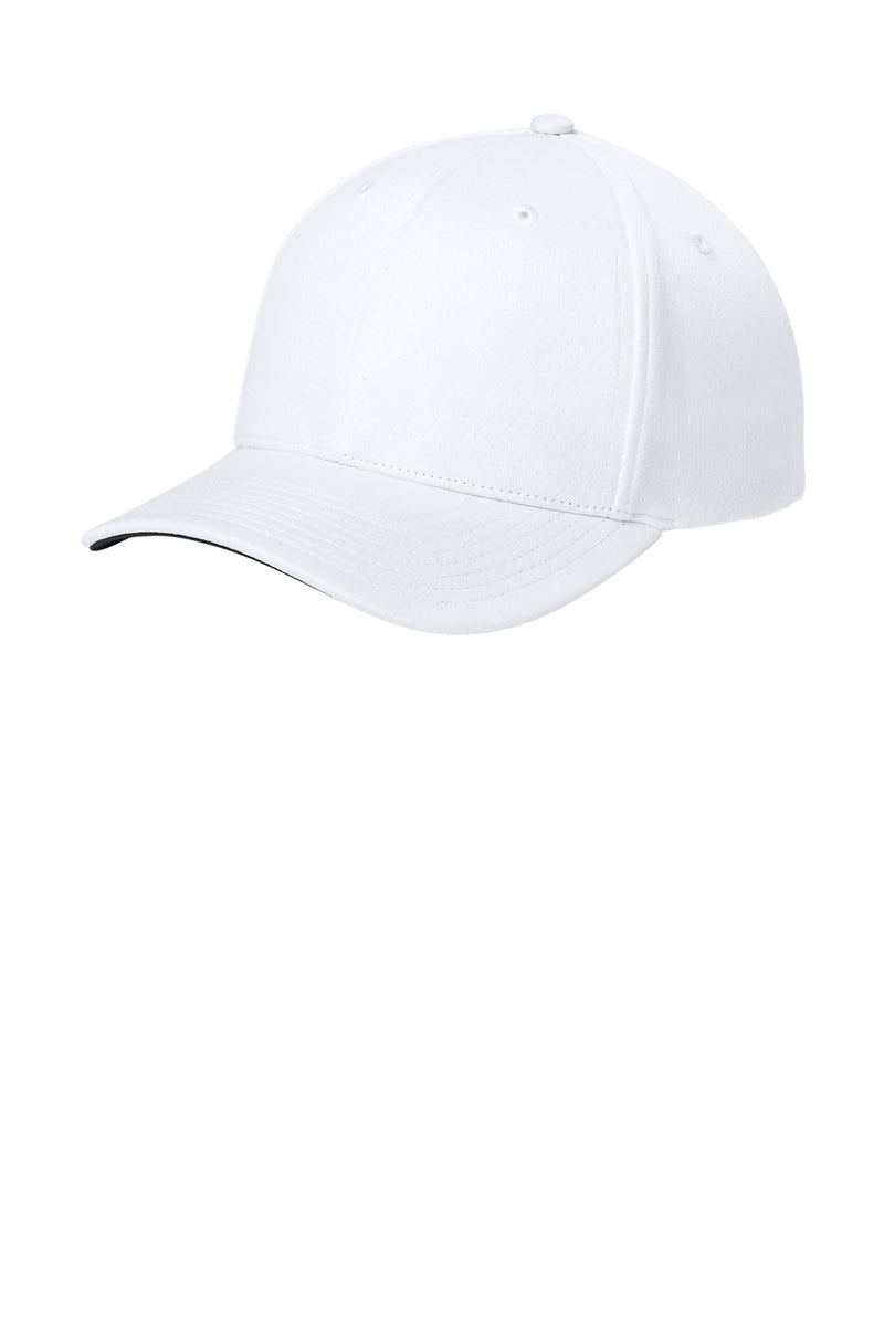 Sport-Tek Impact Mesh Stretch-Tek Adjustable Cap - White