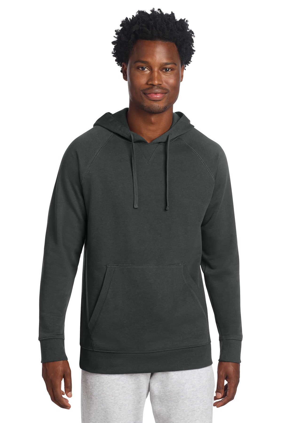 Sport-Tek Drive Fleece Pullover Hoodie - Charcoal Grey