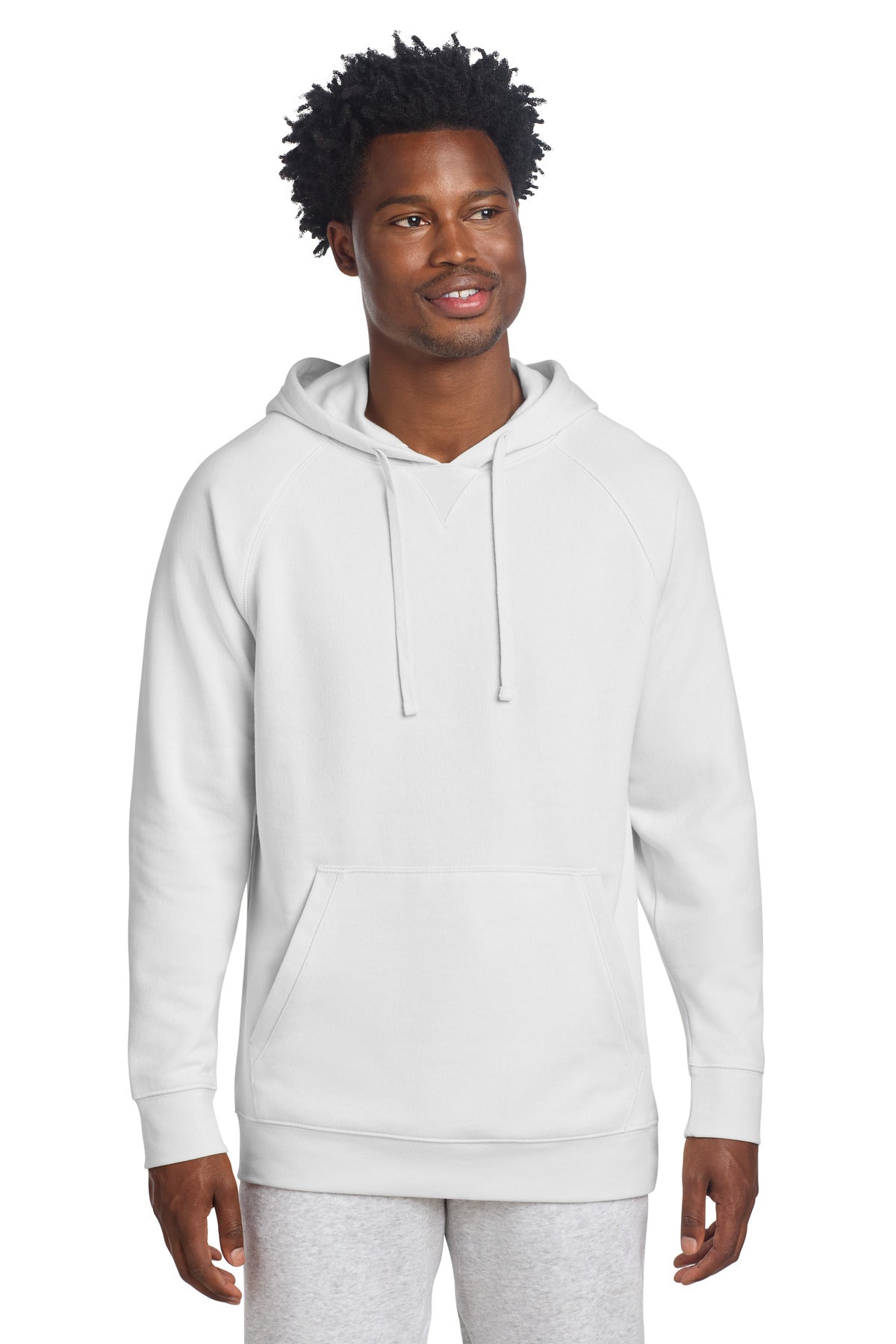 Sport-Tek Drive Fleece Pullover Hoodie - White