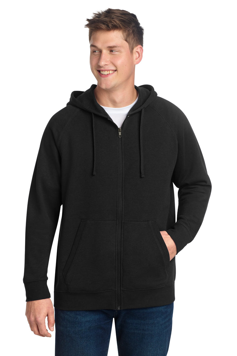 Sport-Tek Drive Fleece Hooded Full-Zip - Black