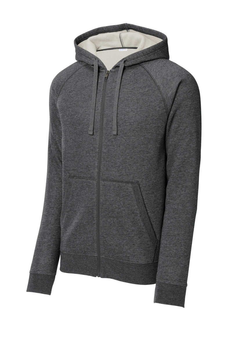 Sport-Tek Drive Fleece Hooded Full-Zip - Graphite Heather