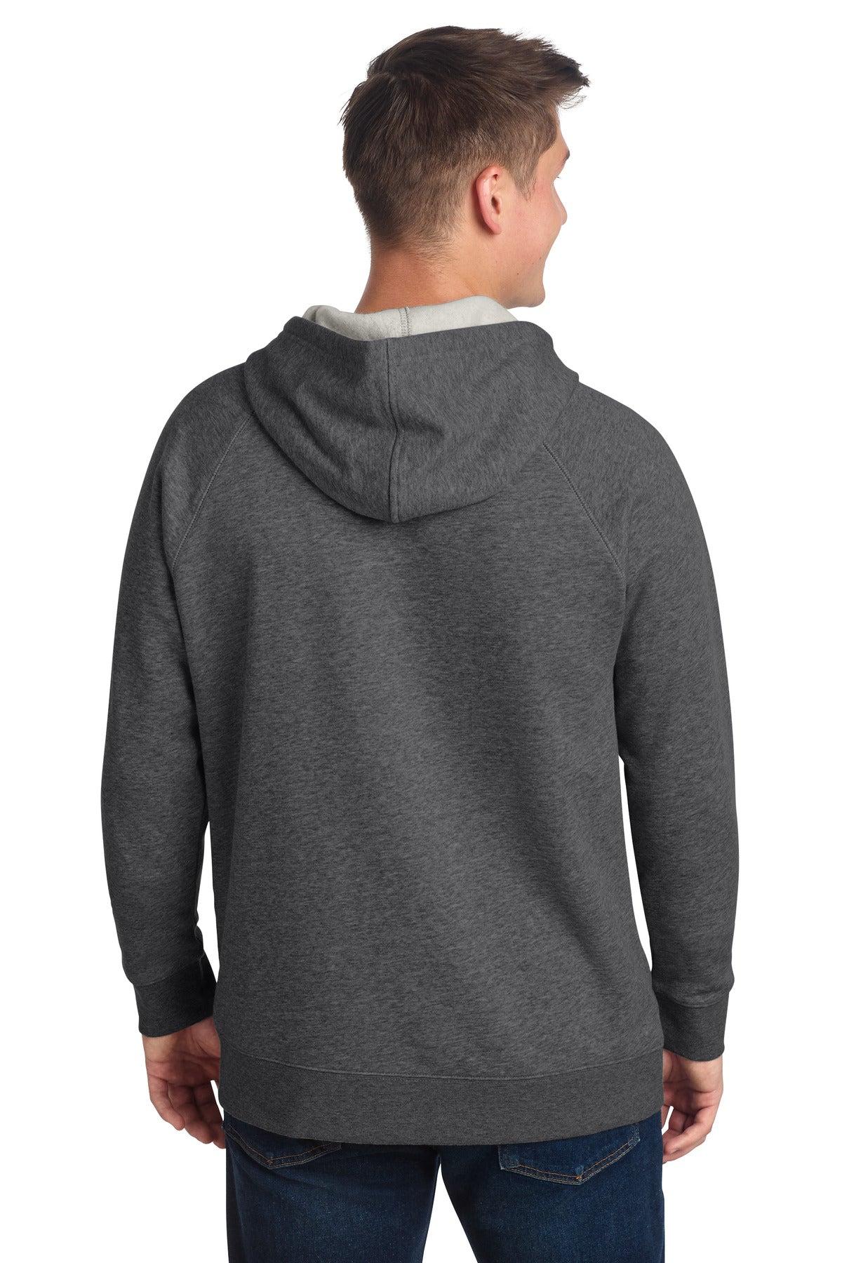 Sport-Tek Drive Fleece Hooded Full-Zip - Graphite Heather