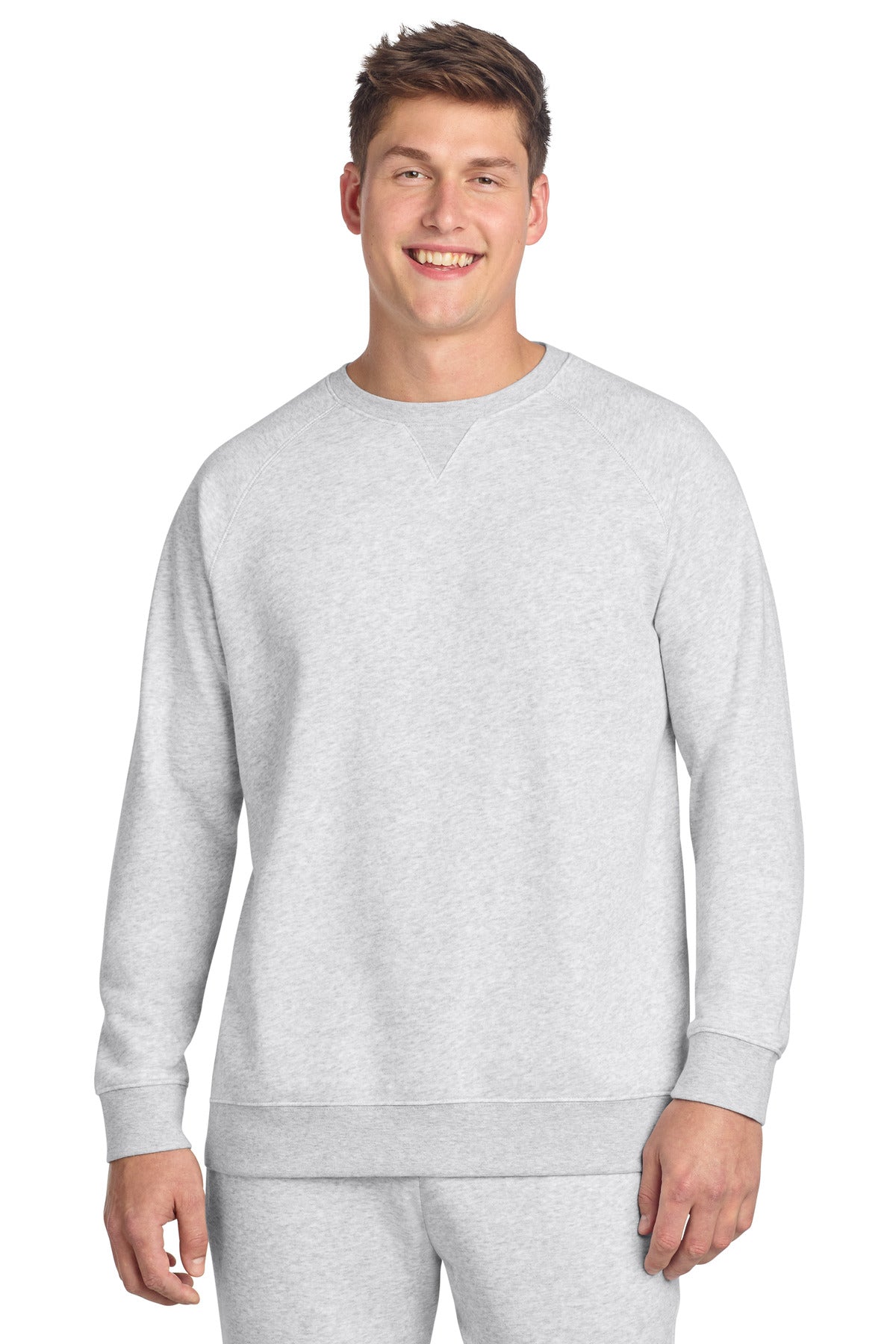 Sport-Tek Drive Fleece Crewneck - Athletic Heather