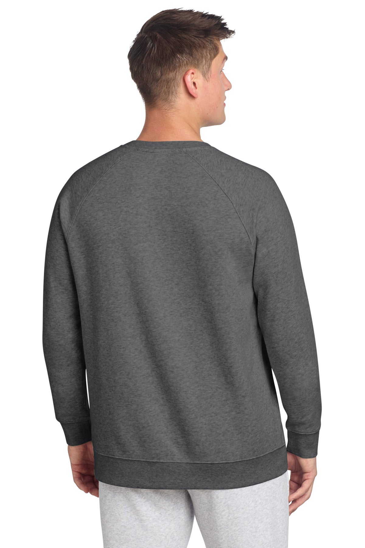 Sport-Tek Drive Fleece Crewneck - Graphite Heather