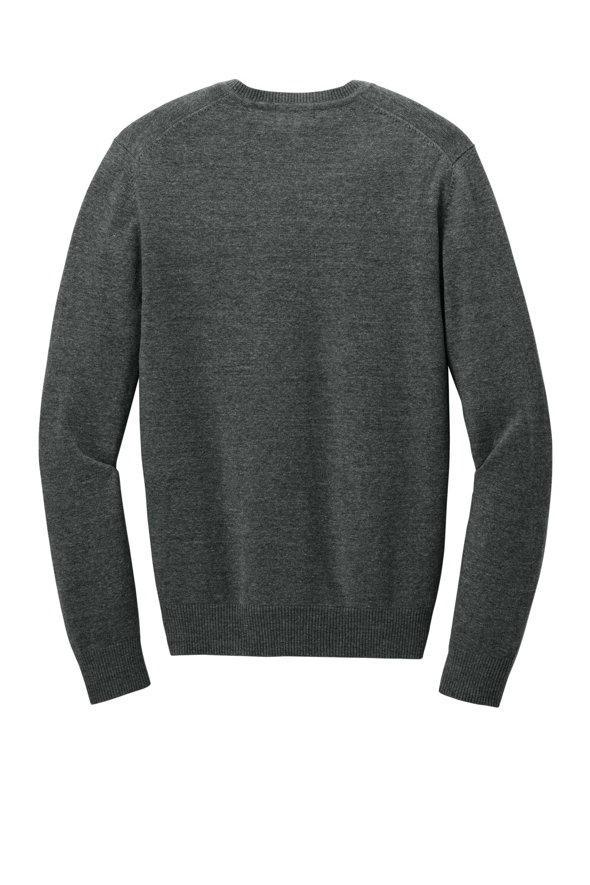 Port Authority Easy Care V-Neck Sweater - Charcoal Heather