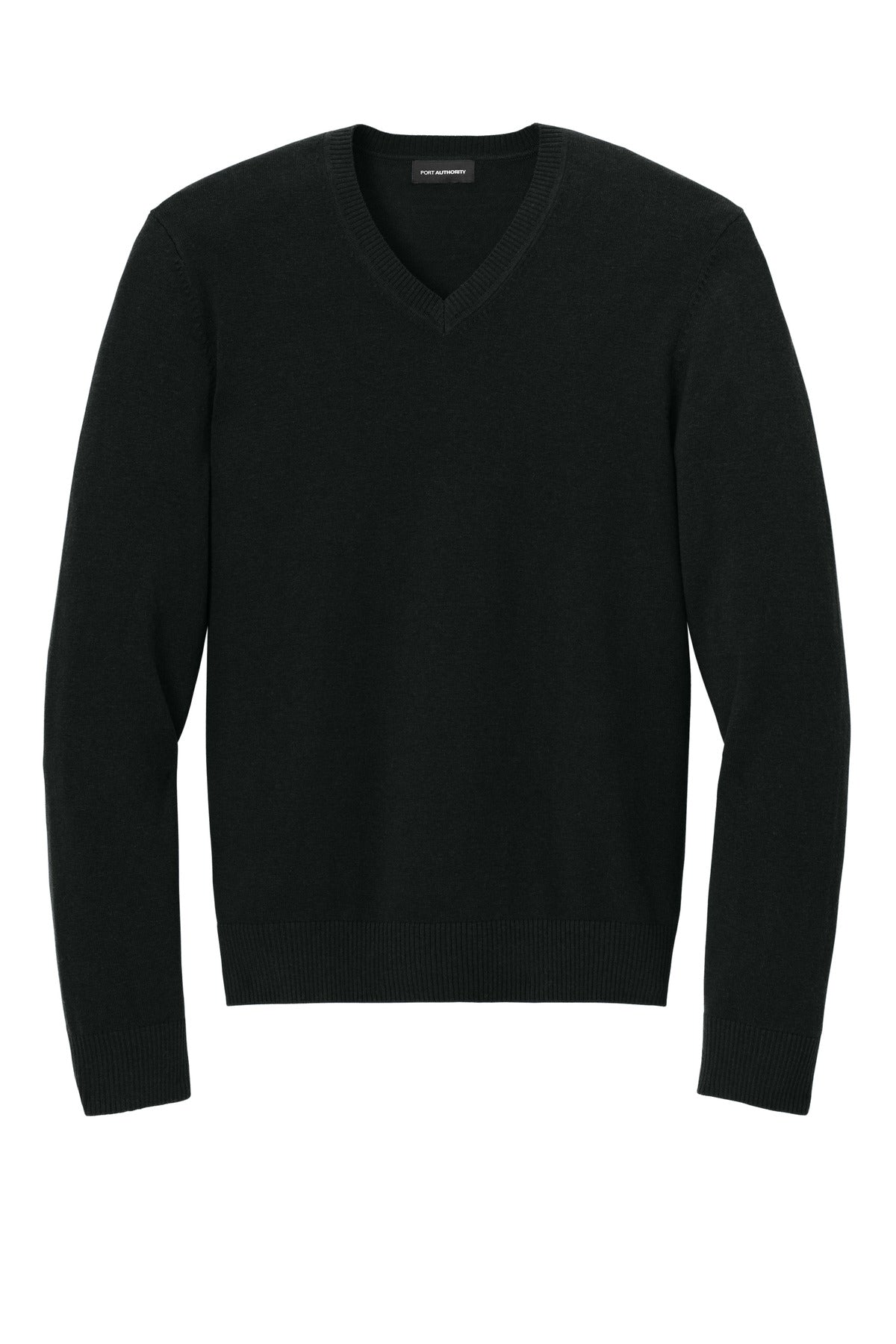 Port Authority Easy Care V-Neck Sweater - Deep Black