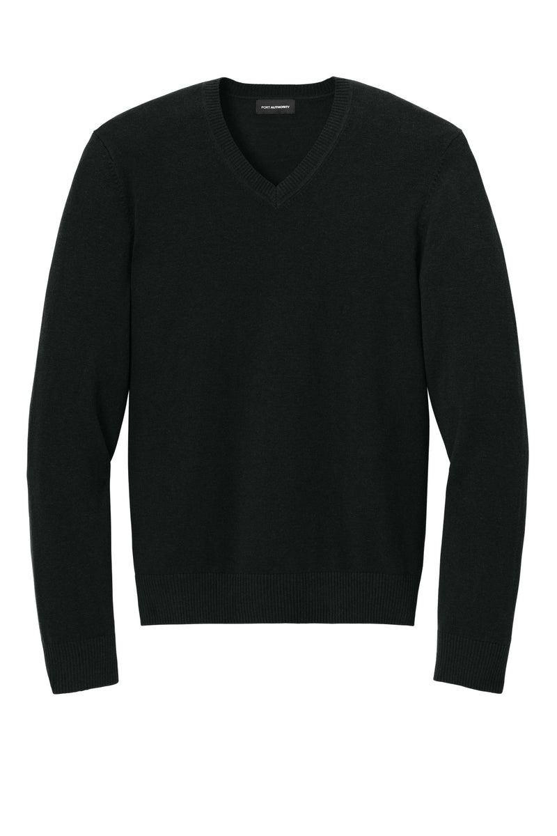 Port Authority Easy Care V-Neck Sweater - Deep Black