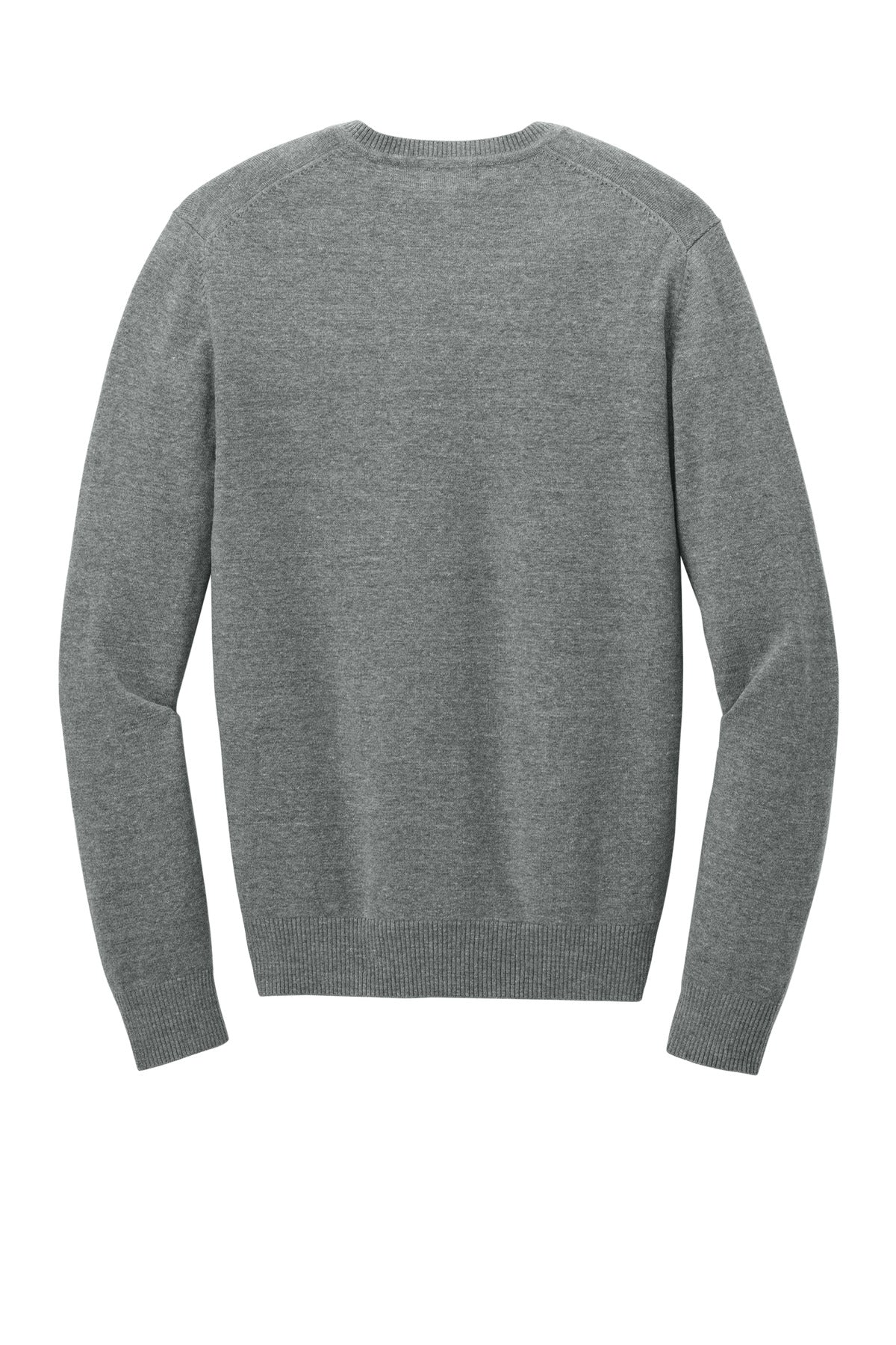 Port Authority Easy Care V-Neck Sweater - Medium Heather Grey