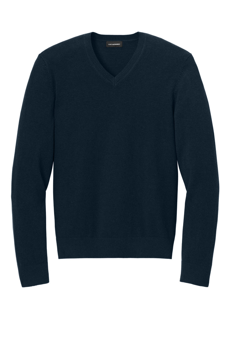 Port Authority Easy Care V-Neck Sweater - River Blue Navy