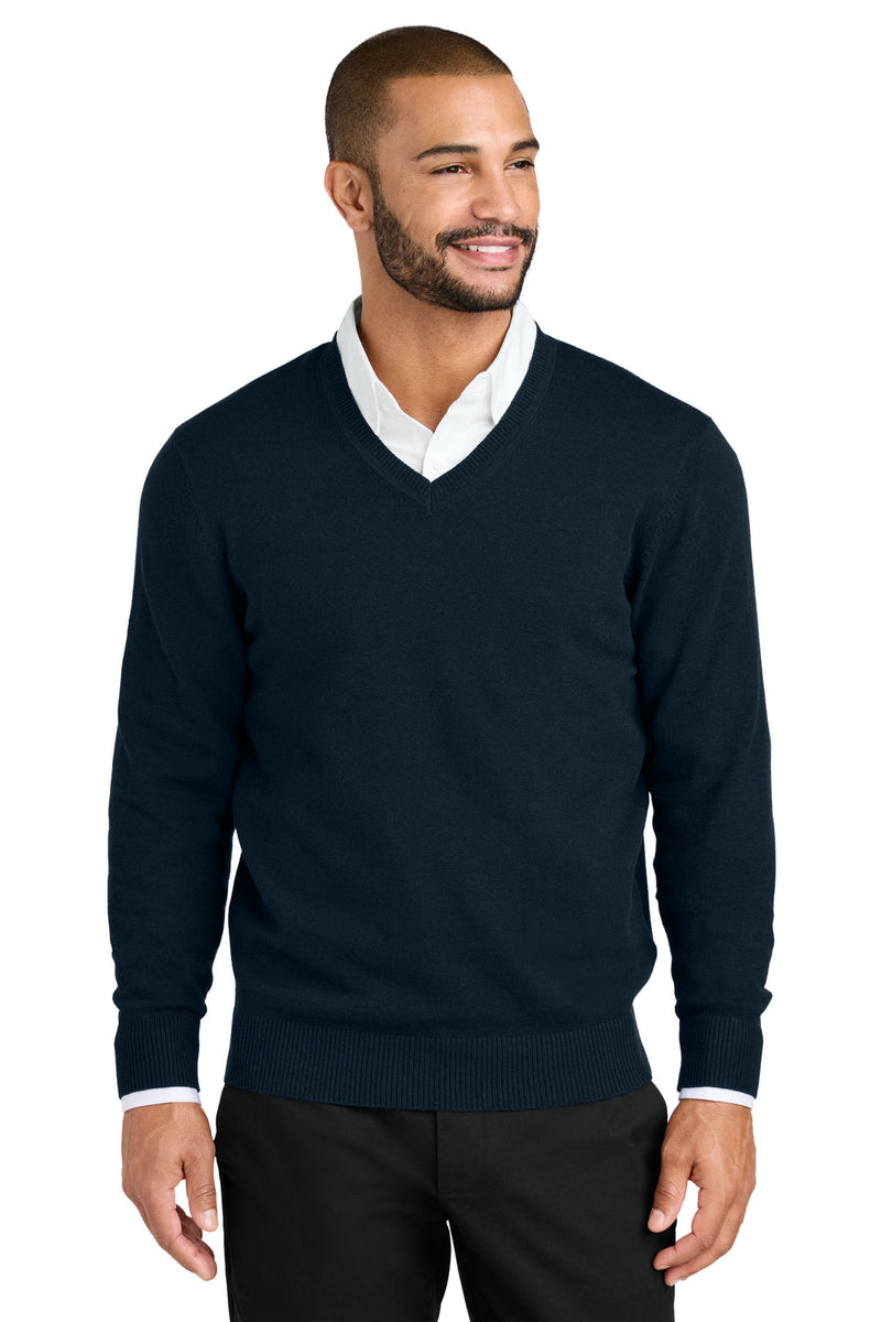 Port Authority Easy Care V-Neck Sweater - River Blue Navy