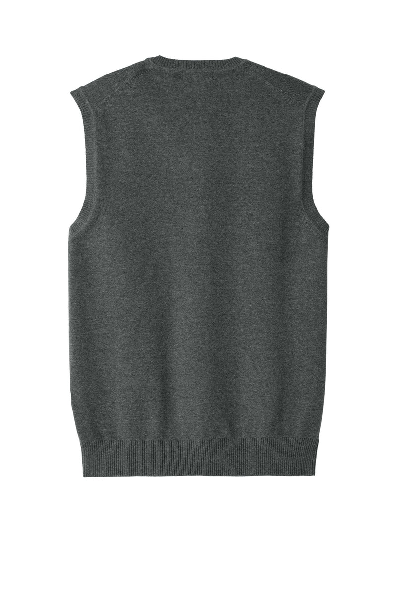 Port Authority Easy Care Sweater Vest - Charcoal Heather