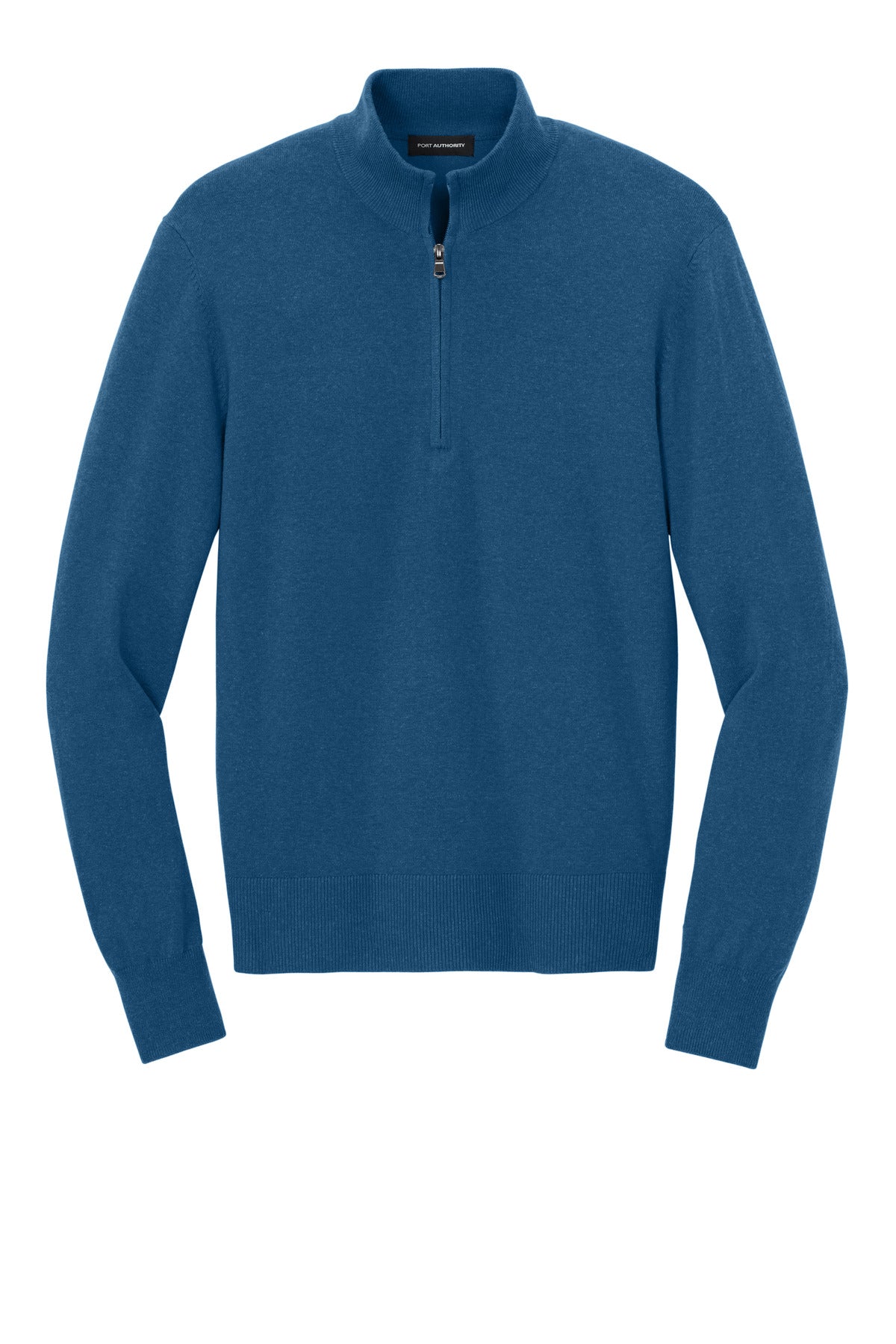 Port Authority Easy Care 1/4-Zip Sweater - Aegean Blue Heather