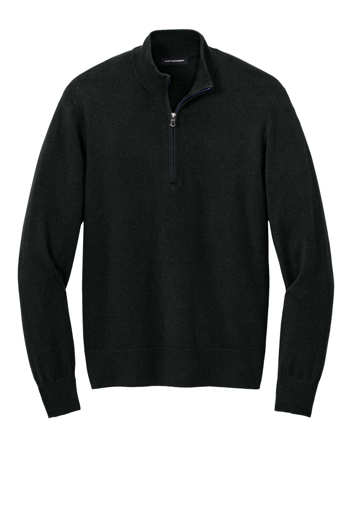 Port Authority Easy Care 1/4-Zip Sweater - Deep Black