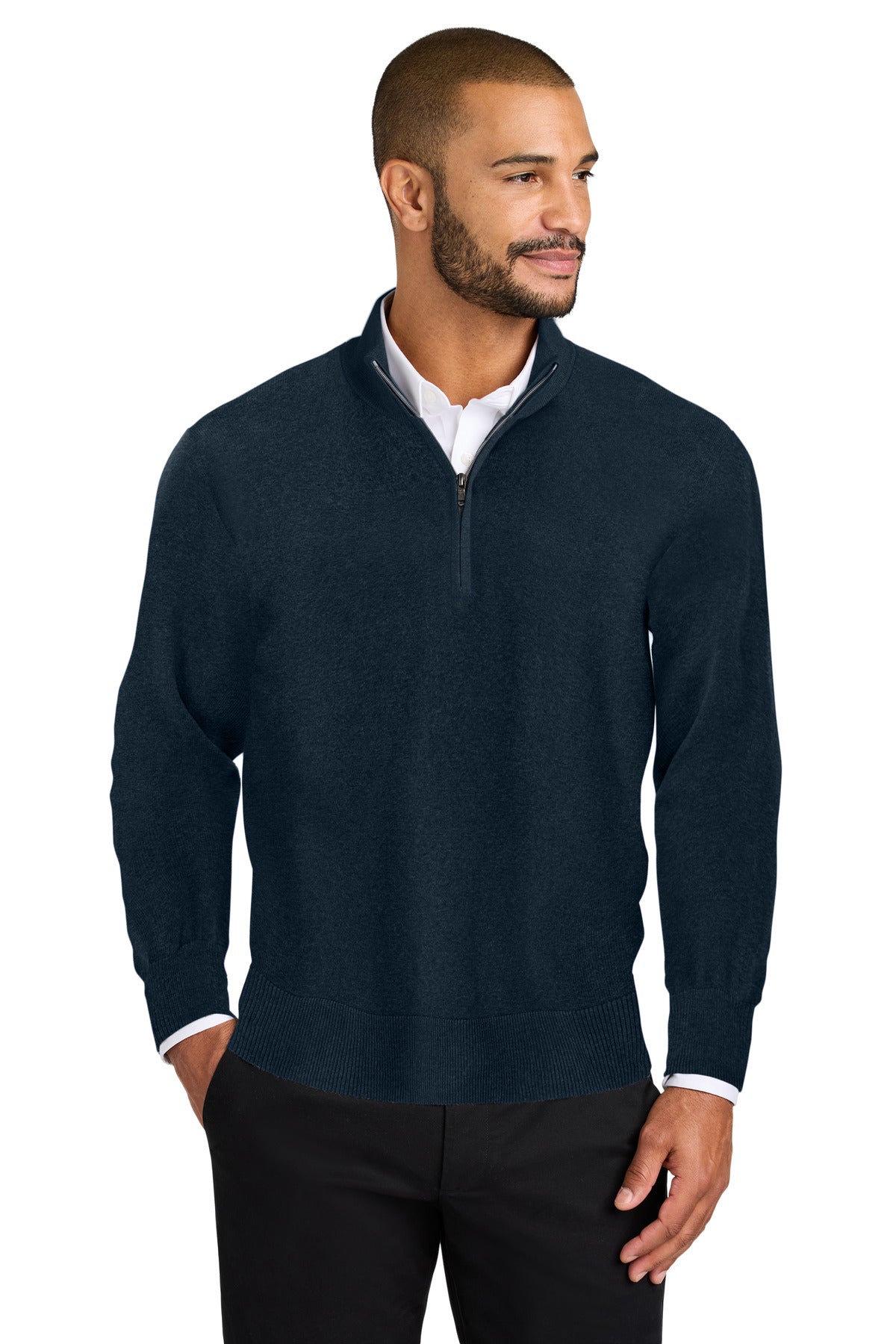 Port Authority Easy Care 1/4-Zip Sweater - River Blue Navy