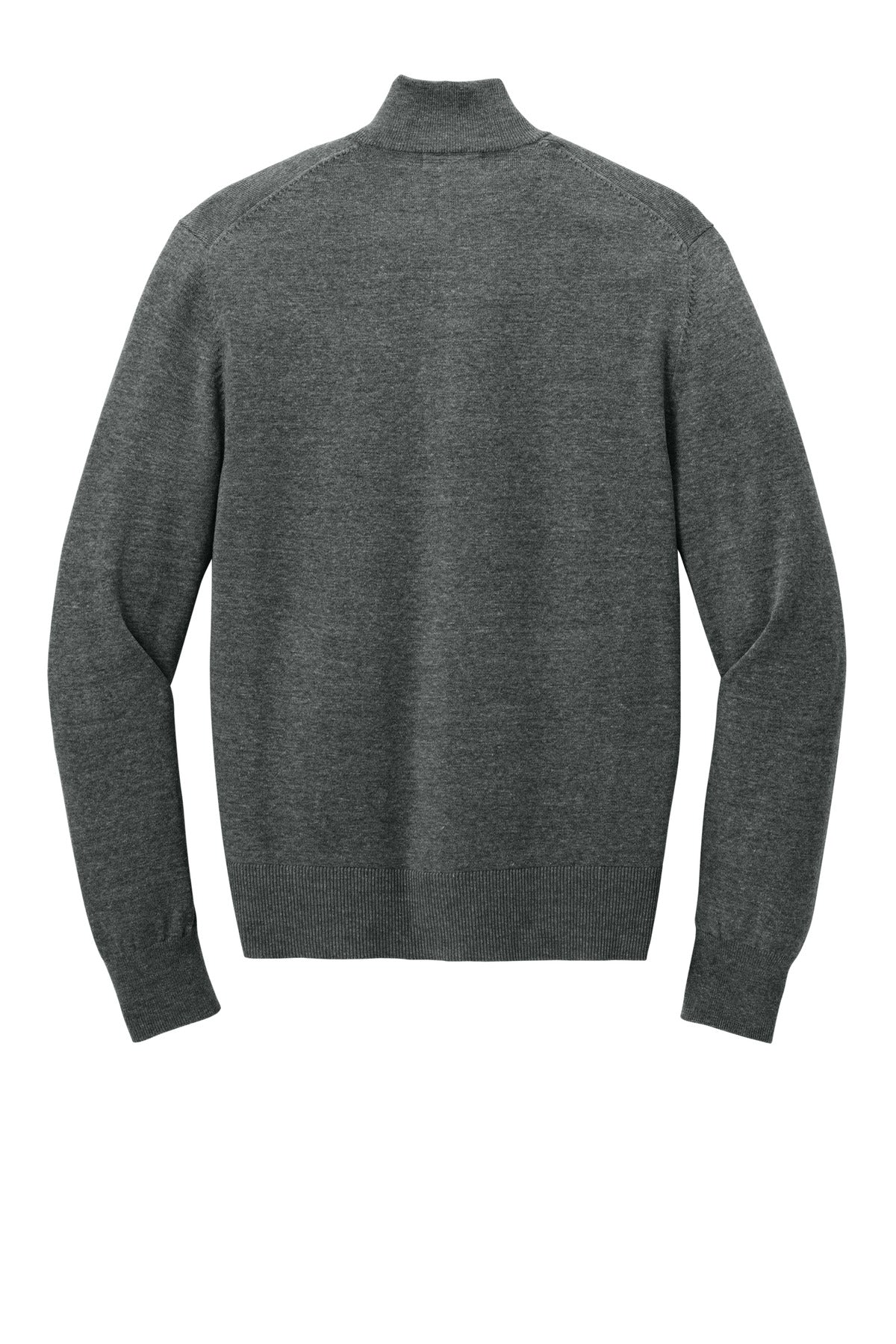 Port Authority Easy Care Full-Zip Sweater - Charcoal Heather