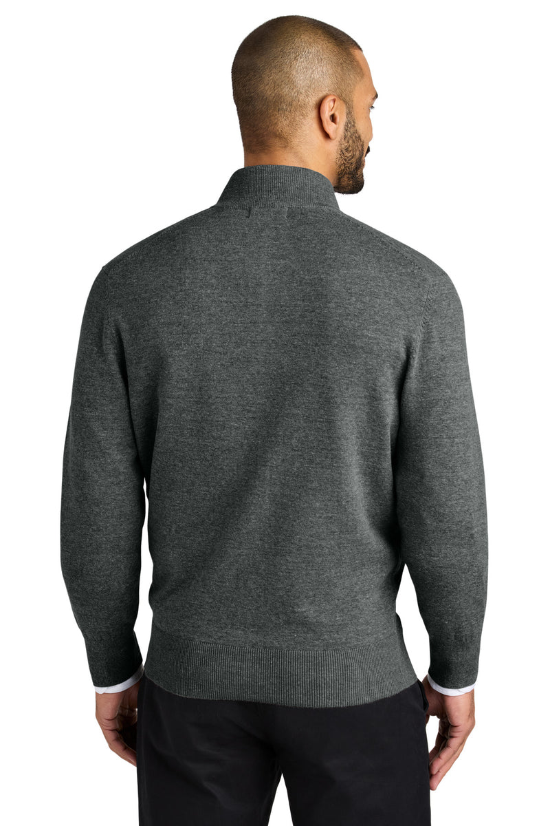 Port Authority Easy Care Full-Zip Sweater - Charcoal Heather