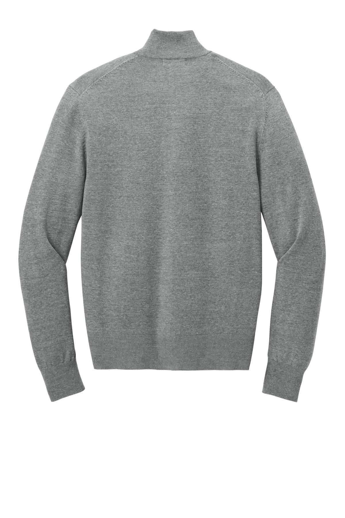 Port Authority Easy Care Full-Zip Sweater - Medium Heather Grey