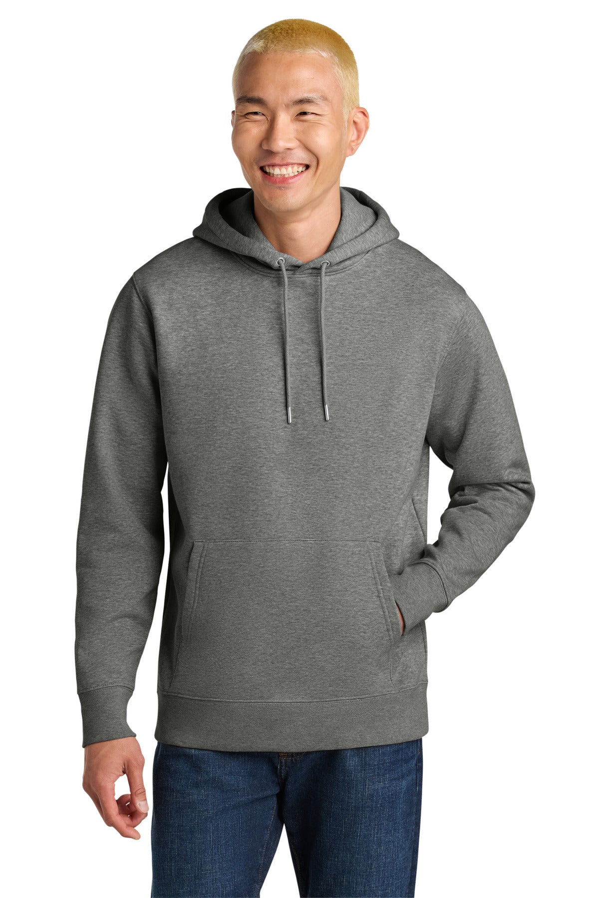 Stanley/Stella Unisex Cruiser 2.0 Hooded Sweatshirt - Mid Heather Grey