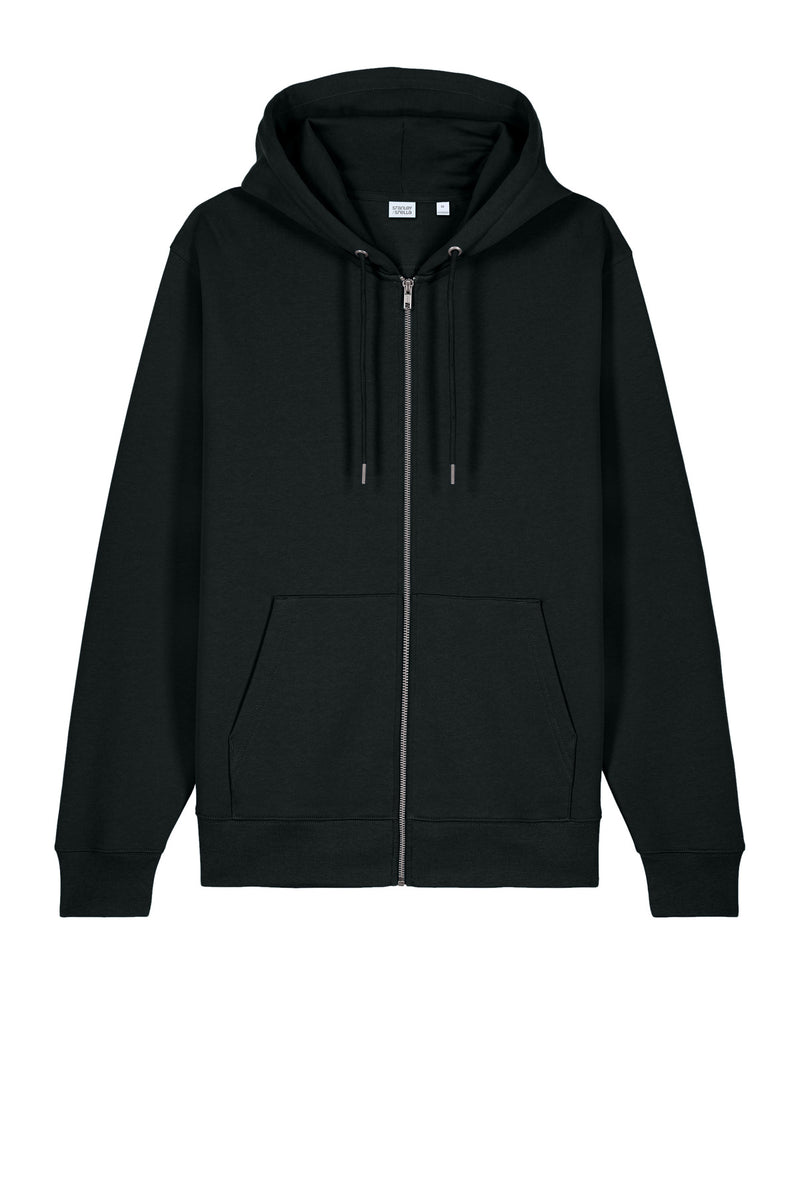 Stanley/Stella Unisex Cultivator 2.0 Full-Zip Hooded Sweatshirt - Black