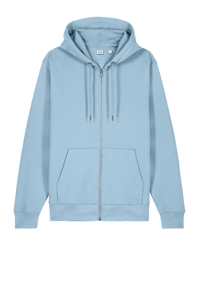 Stanley/Stella Unisex Cultivator 2.0 Full-Zip Hooded Sweatshirt - Blue Soul