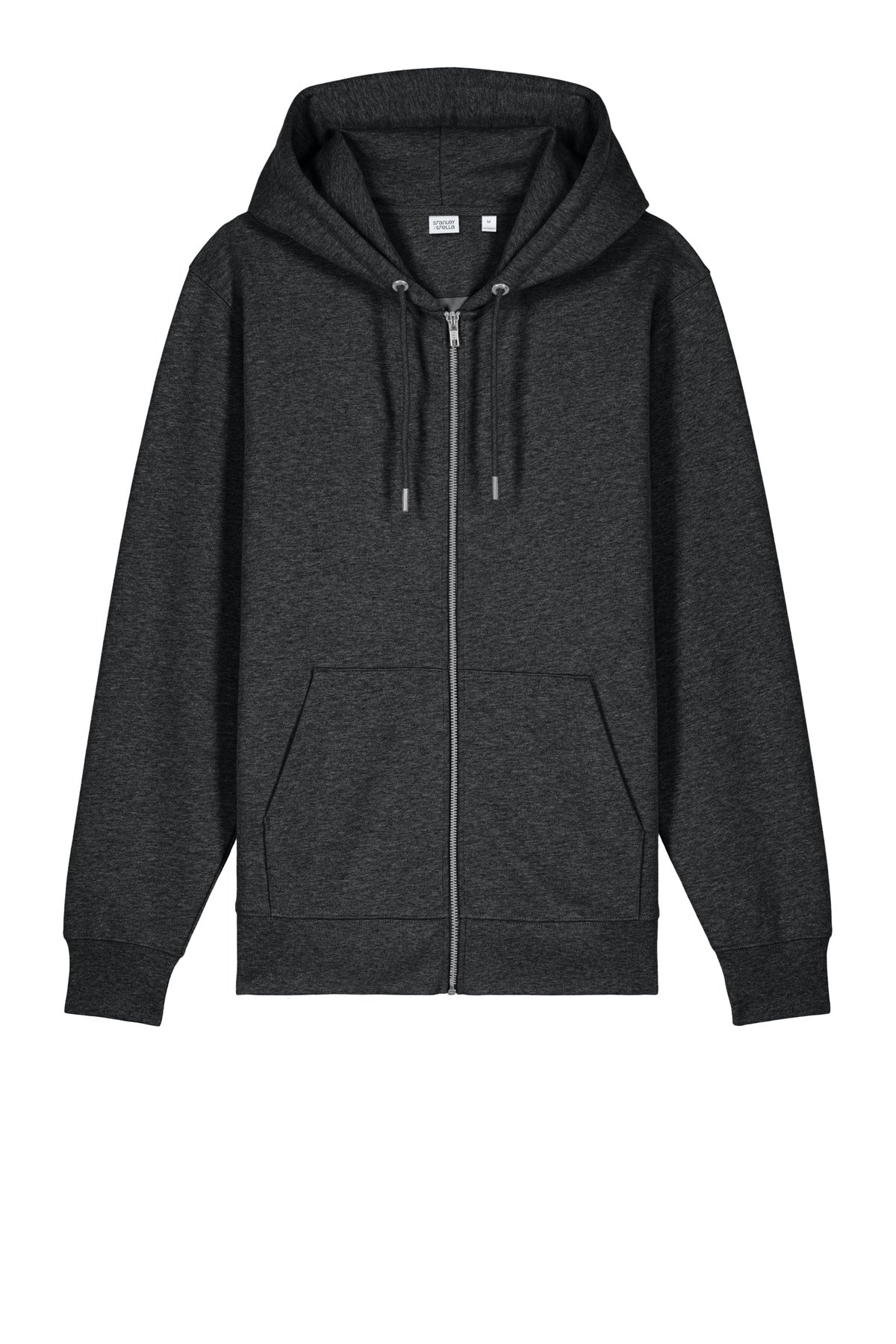 Stanley/Stella Unisex Cultivator 2.0 Full-Zip Hooded Sweatshirt - Dark Heather Grey