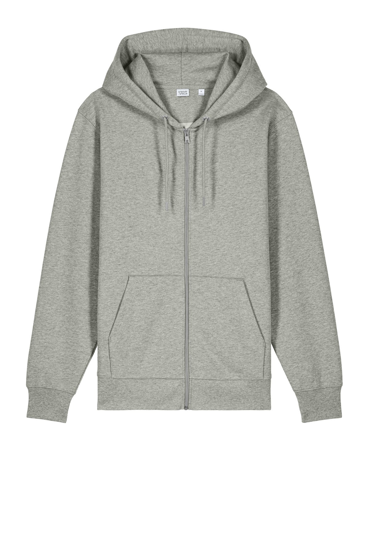 Stanley/Stella Unisex Cultivator 2.0 Full-Zip Hooded Sweatshirt - Heather Grey