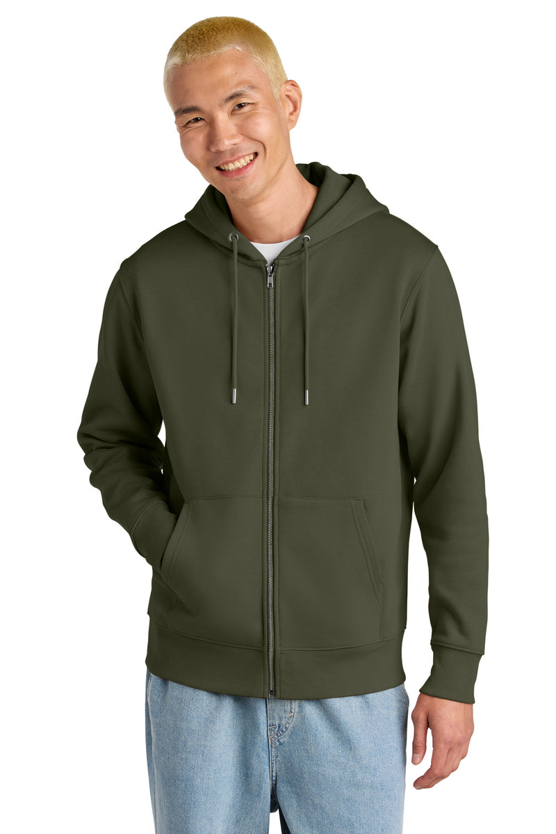 Stanley/Stella Unisex Cultivator 2.0 Full-Zip Hooded Sweatshirt - Khaki Green