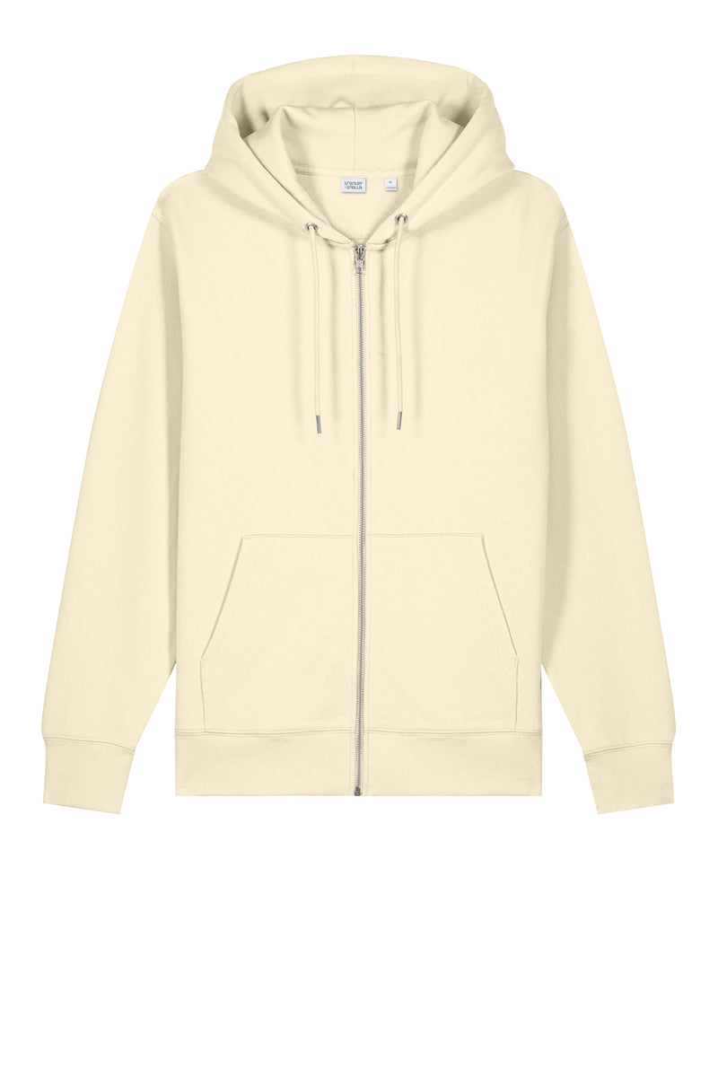 Stanley/Stella Unisex Cultivator 2.0 Full-Zip Hooded Sweatshirt - Natural Raw