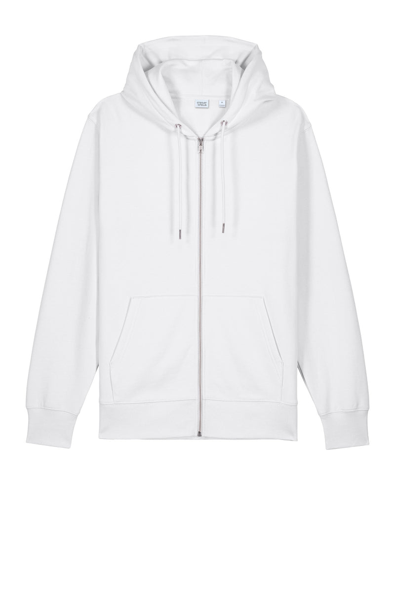 Stanley/Stella Unisex Cultivator 2.0 Full-Zip Hooded Sweatshirt - White