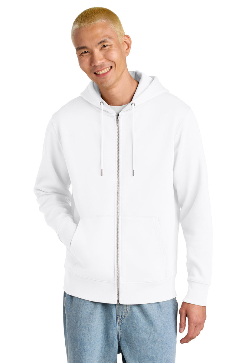 Stanley/Stella Unisex Cultivator 2.0 Full-Zip Hooded Sweatshirt - White