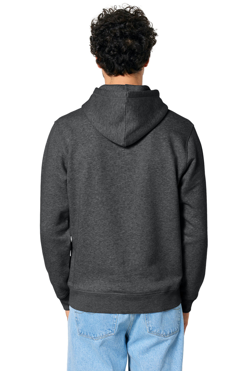 Stanley/Stella Unisex Drummer 2.0 Hooded Sweatshirt - Dark Heather Grey