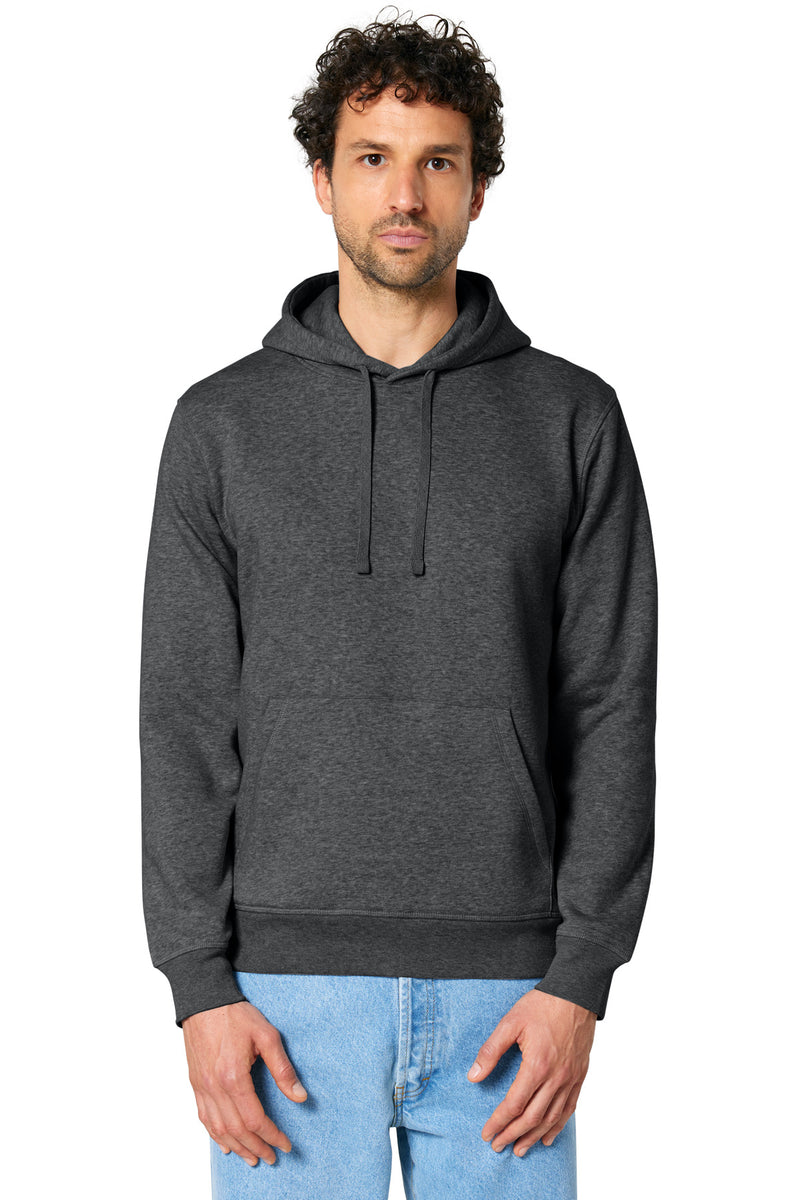 Stanley/Stella Unisex Drummer 2.0 Hooded Sweatshirt - Dark Heather Grey