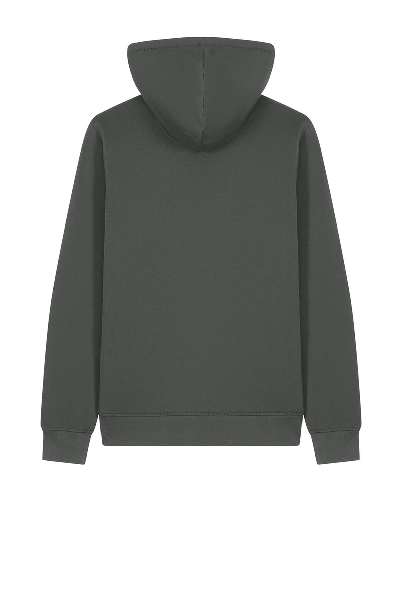 Stanley/Stella Unisex Mixer Full-Zip Hooded Sweatshirt - Anthracite