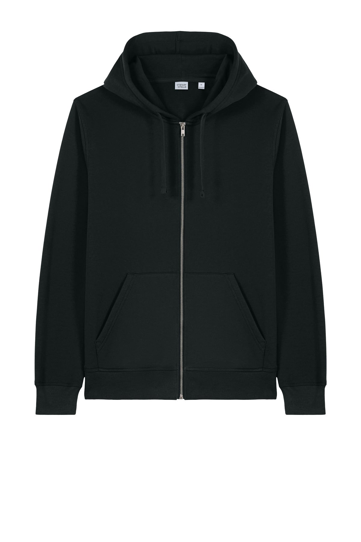 Stanley/Stella Unisex Mixer Full-Zip Hooded Sweatshirt - Black
