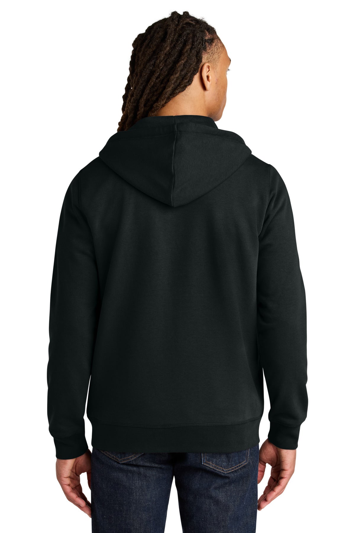 Stanley/Stella Unisex Mixer Full-Zip Hooded Sweatshirt - Black