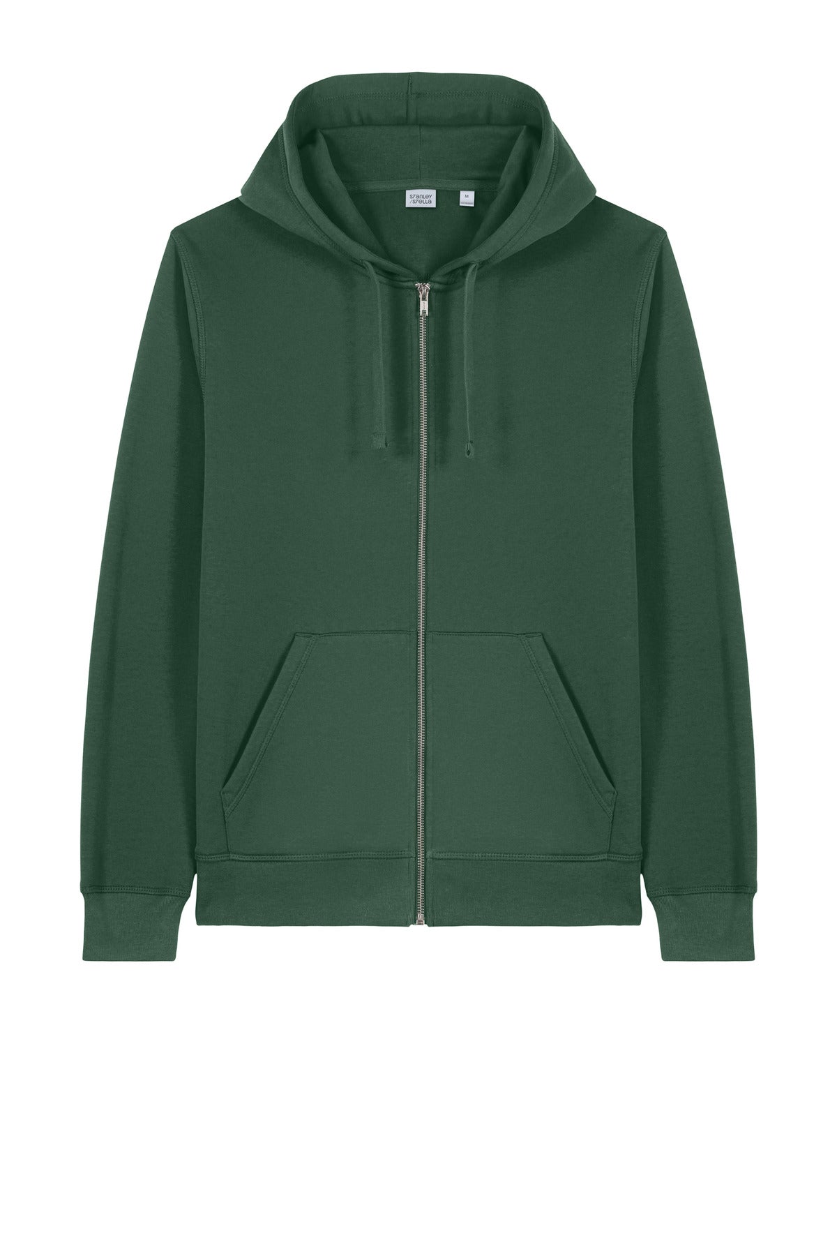 Stanley/Stella Unisex Mixer Full-Zip Hooded Sweatshirt - Bottle Green