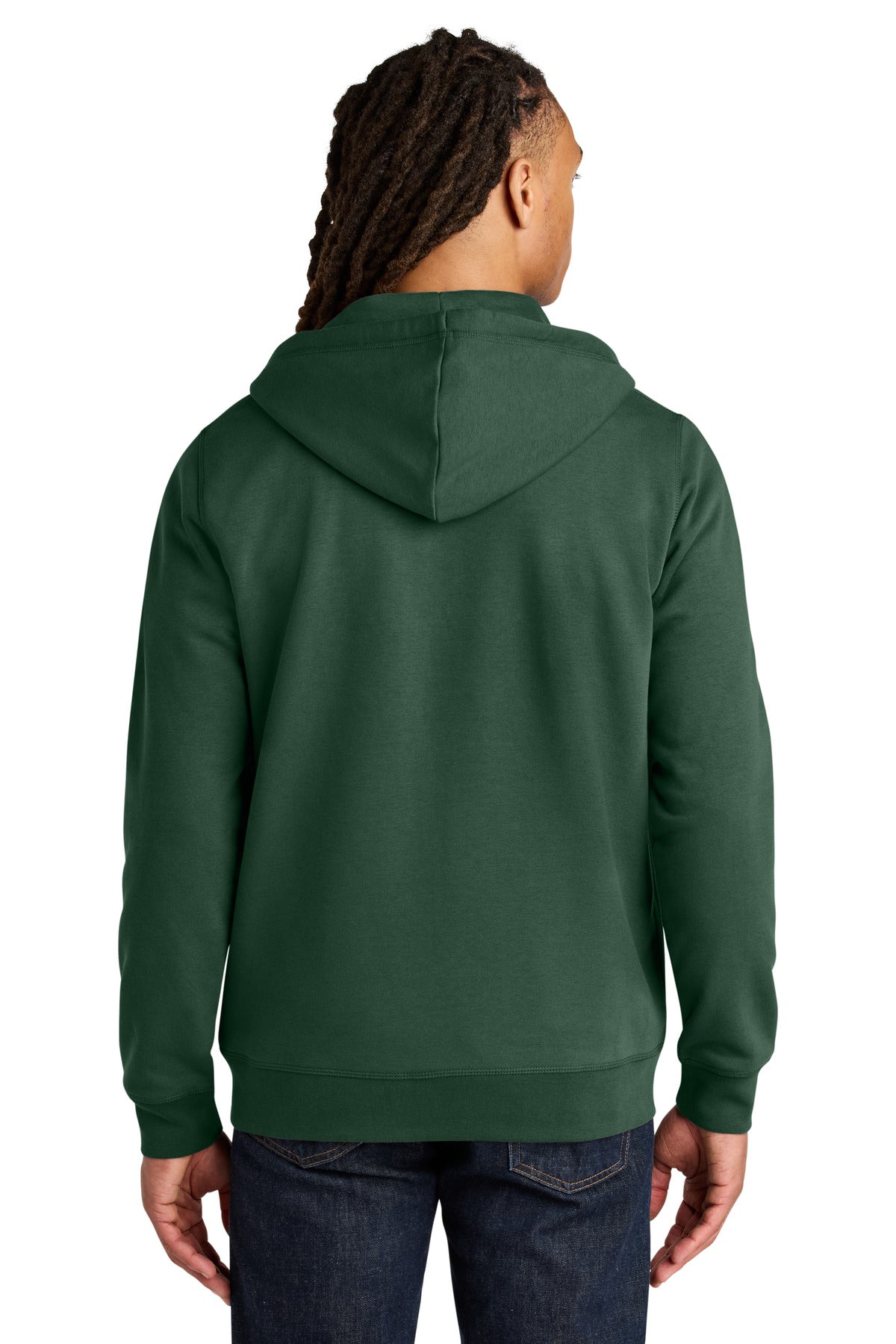 Stanley/Stella Unisex Mixer Full-Zip Hooded Sweatshirt - Bottle Green