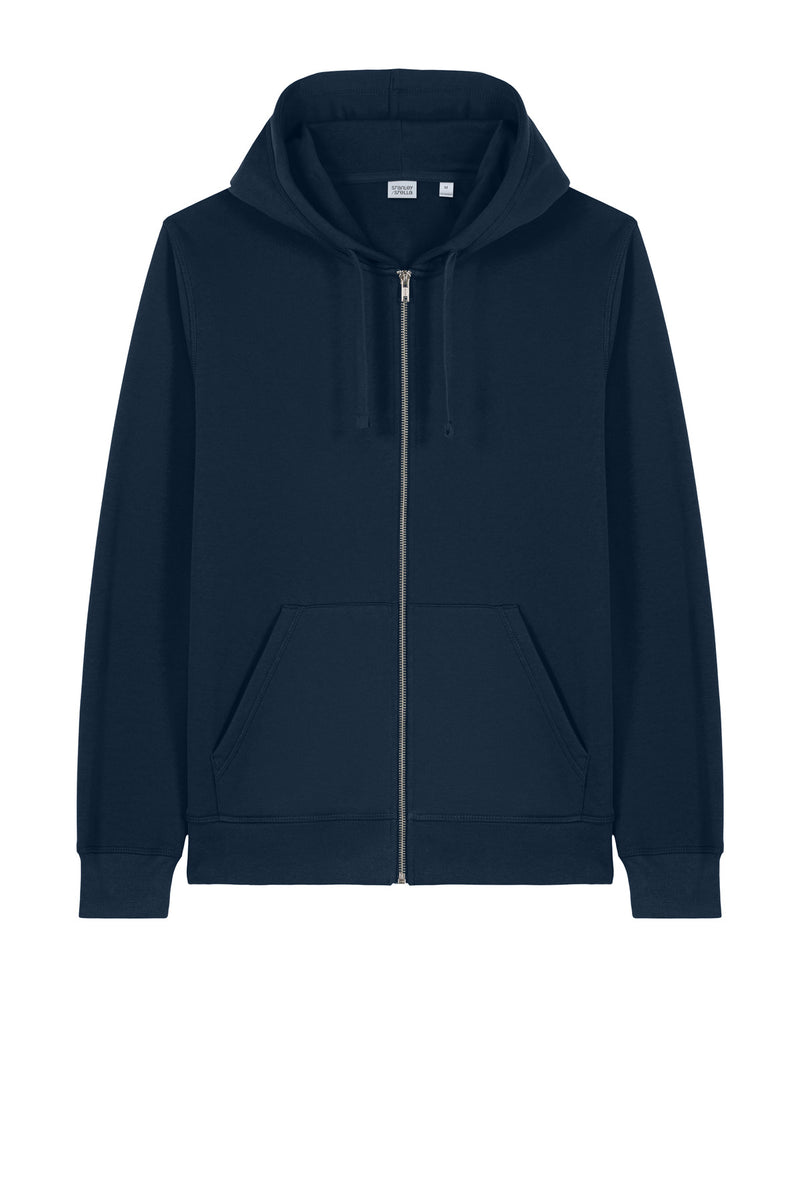 Stanley/Stella Unisex Mixer Full-Zip Hooded Sweatshirt - French Navy