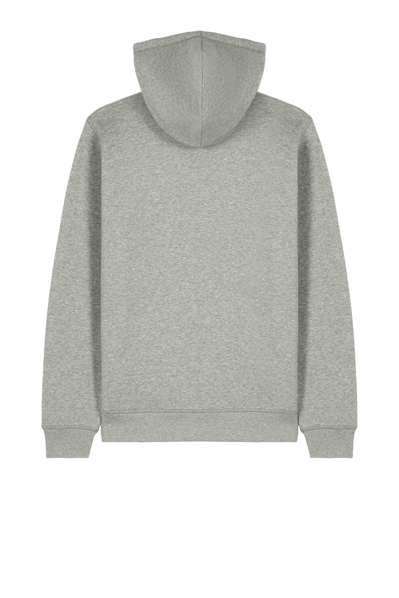 Stanley/Stella Unisex Mixer Full-Zip Hooded Sweatshirt - Heather Grey