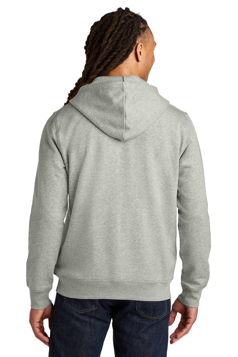 Stanley/Stella Unisex Mixer Full-Zip Hooded Sweatshirt - Heather Grey