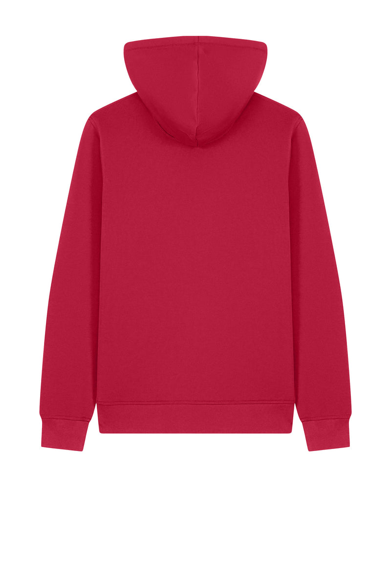 Stanley/Stella Unisex Mixer Full-Zip Hooded Sweatshirt - Red