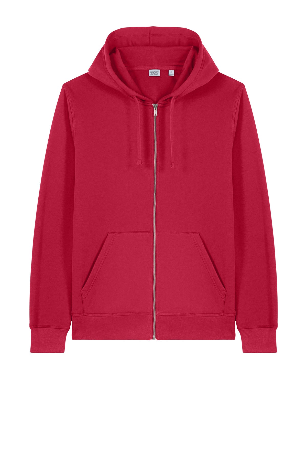 Stanley/Stella Unisex Mixer Full-Zip Hooded Sweatshirt - Red