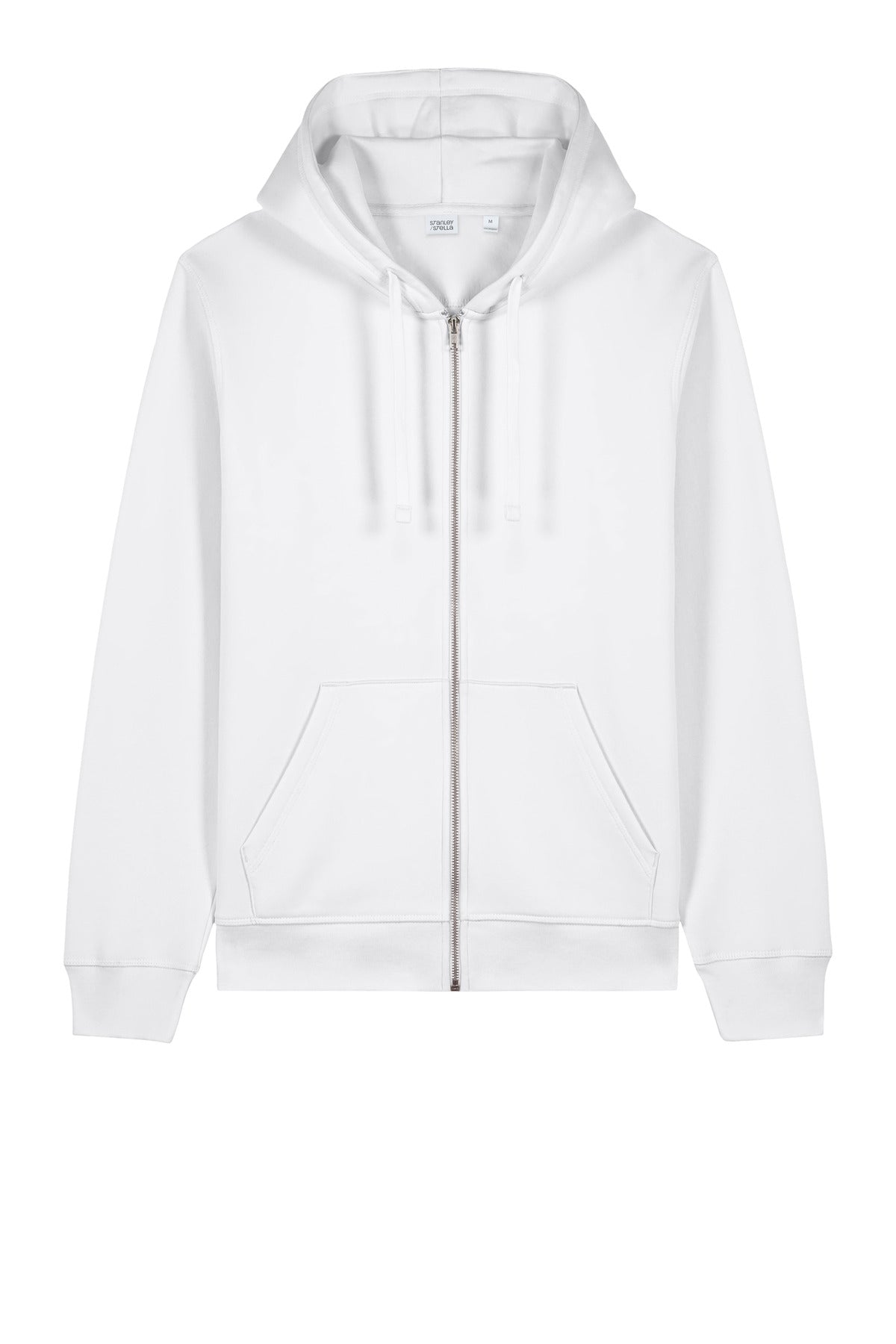 Stanley/Stella Unisex Mixer Full-Zip Hooded Sweatshirt - White